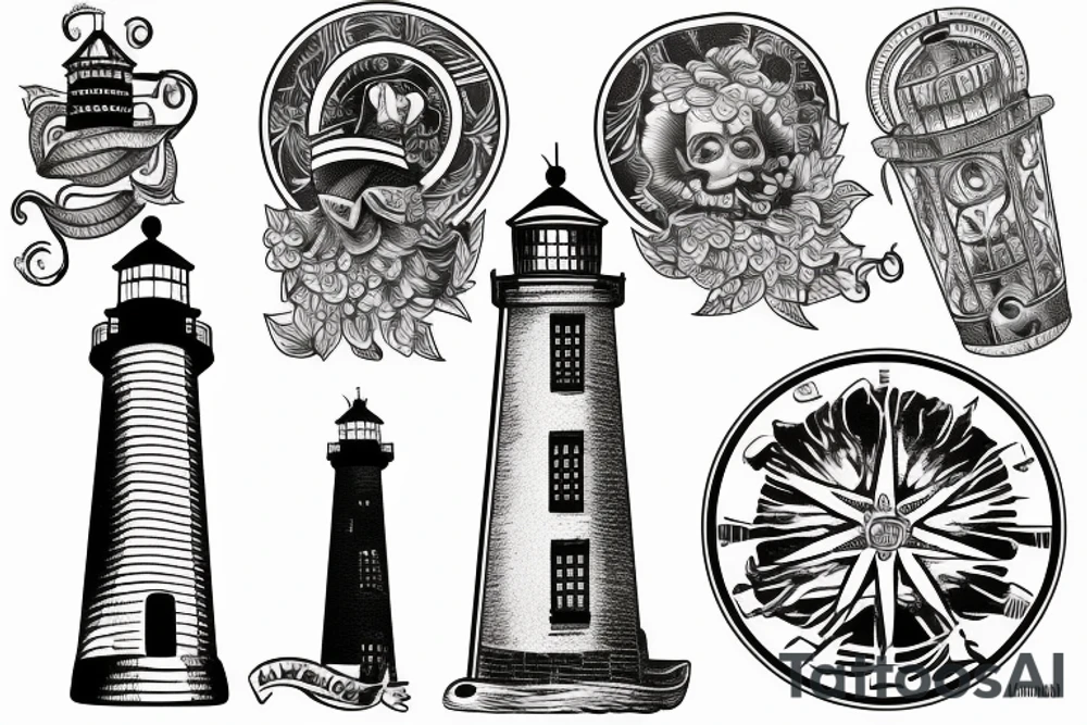 light house tattoo idea