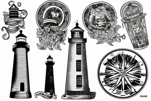 light house tattoo idea