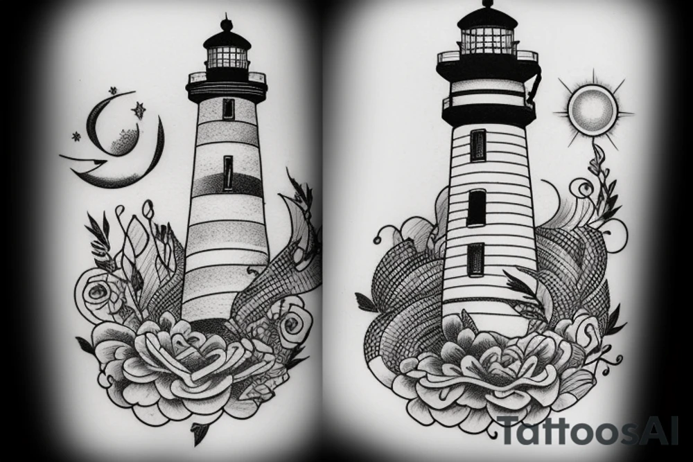 light house tattoo idea