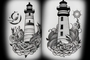 light house tattoo idea