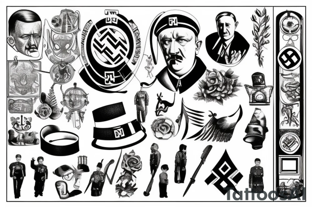 hitler tattoo idea