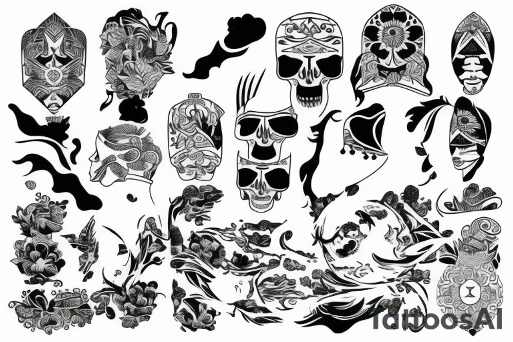 filipino terraces tattoo idea