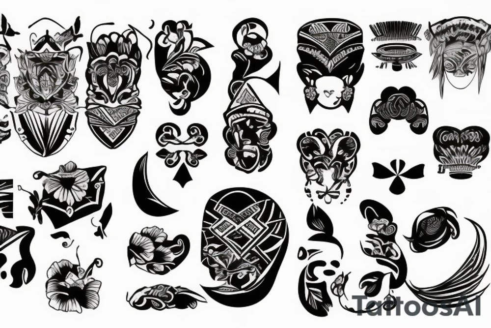 filipino terraces tattoo idea