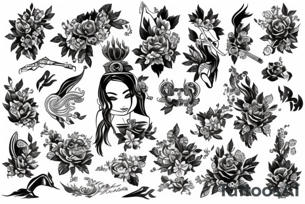 filipino princess tattoo idea