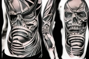 rotten muscle tissues tattoo idea