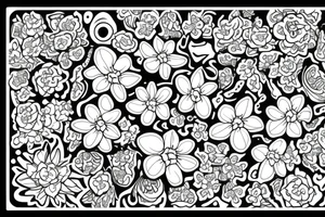 Forget me not flowers tattoo idea