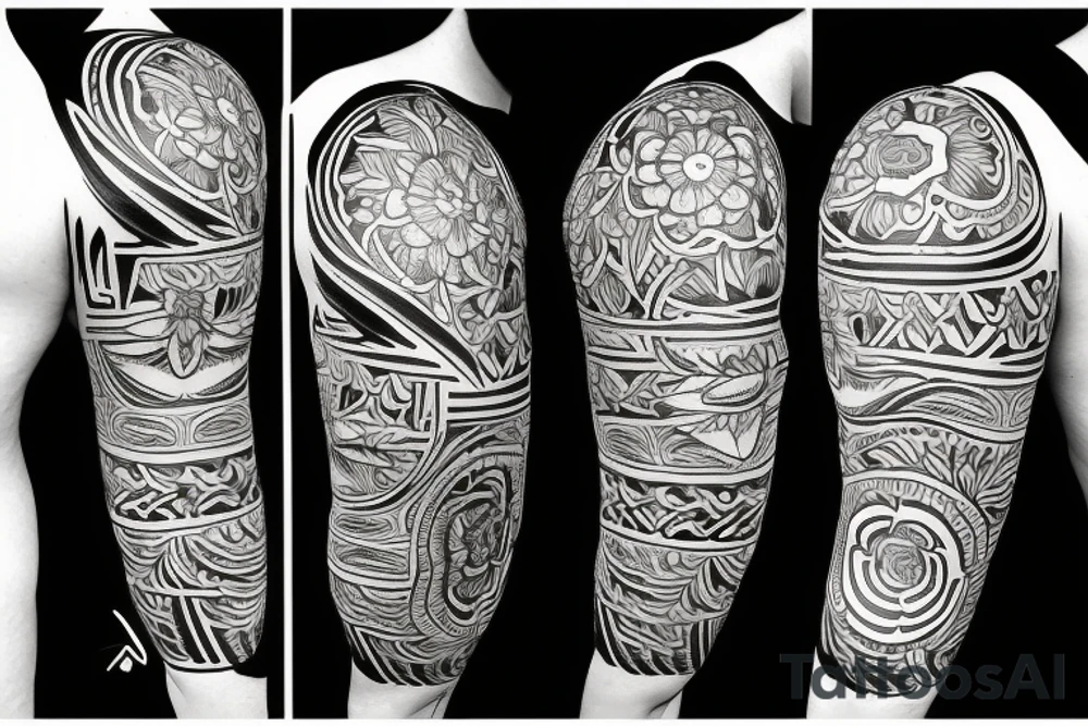 Flowers with a fix in it tattoo idea