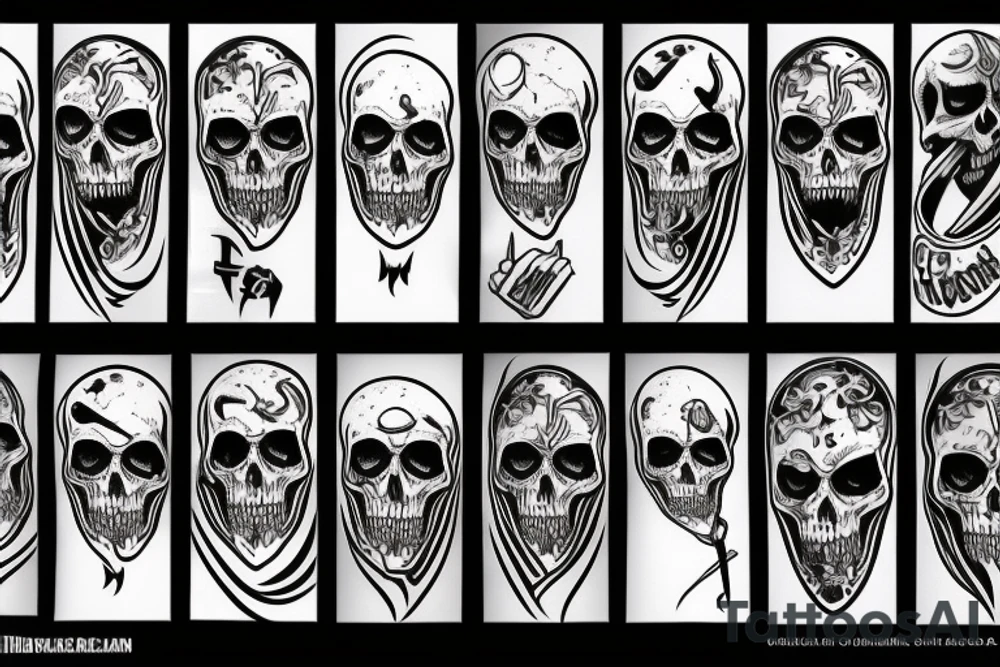 Grim Reaper tattoo idea
