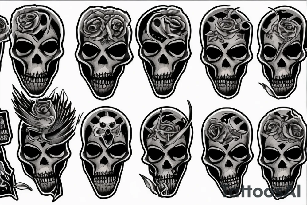 Grim Reaper tattoo idea