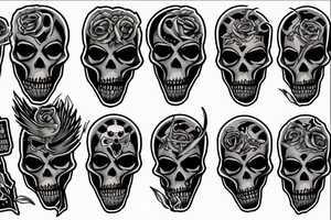 Grim Reaper tattoo idea