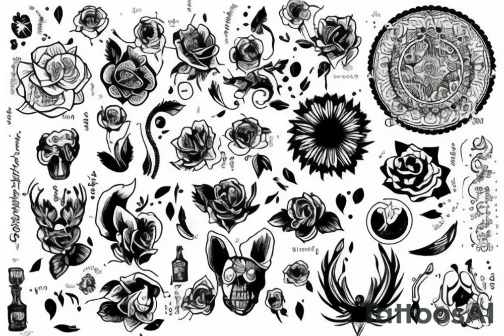 Смерть всегда рядом tattoo idea