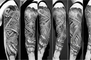 Bull Scandinavian warrior tattoo idea