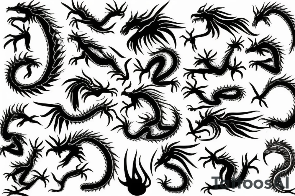 dragon tattoo idea