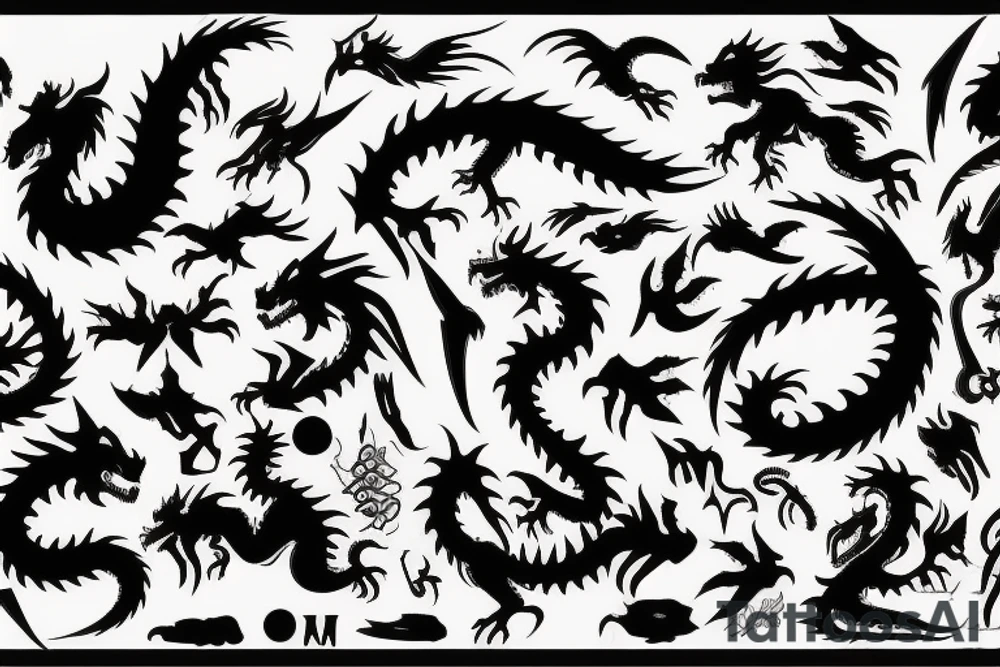 dragon tattoo idea
