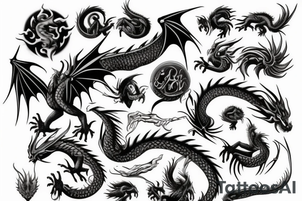 dragon tattoo idea