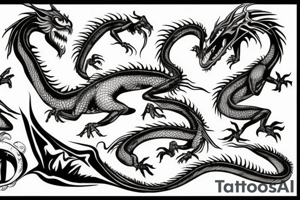 dragon tattoo idea
