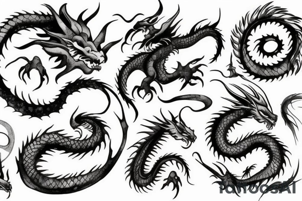 dragon tattoo idea