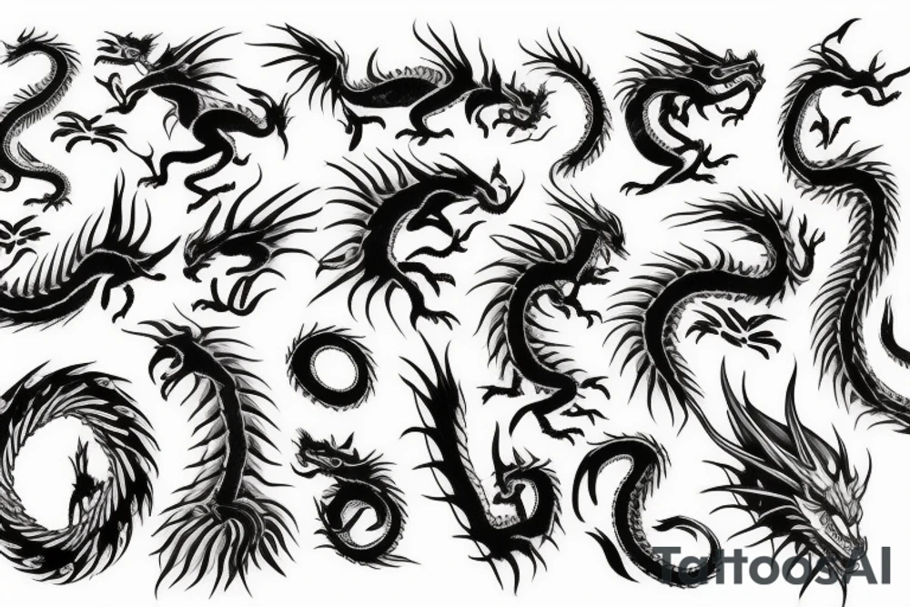 dragon tattoo idea