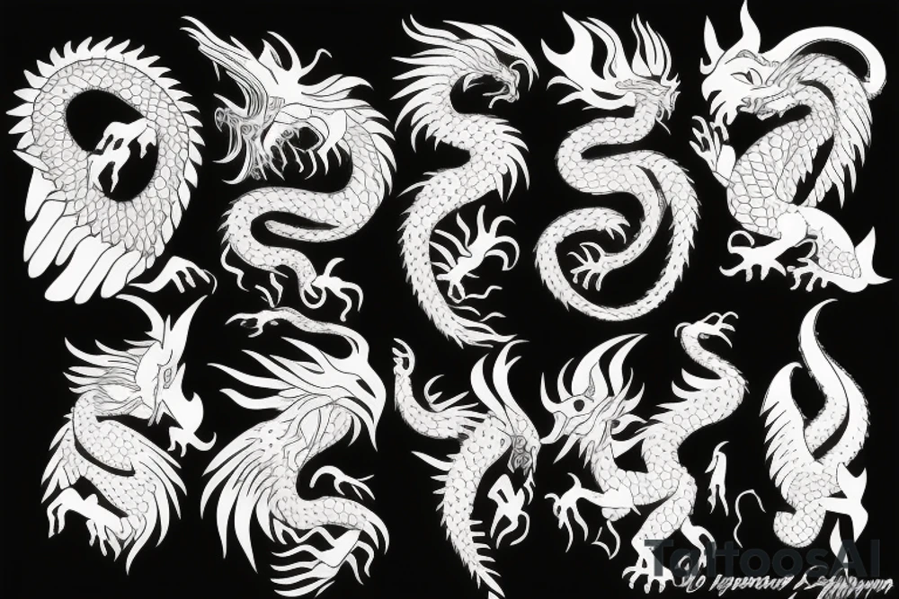 girl with dragon tattoo idea