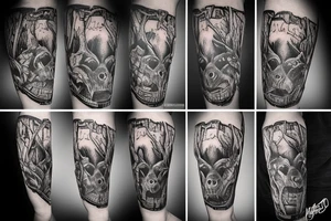 moose on a motorcycle tattoo idea