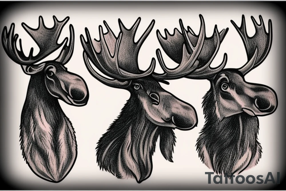 moose tattoo idea