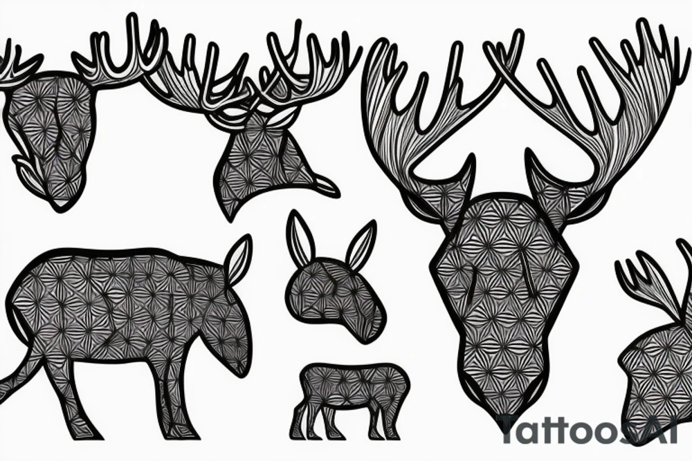 moose tattoo idea