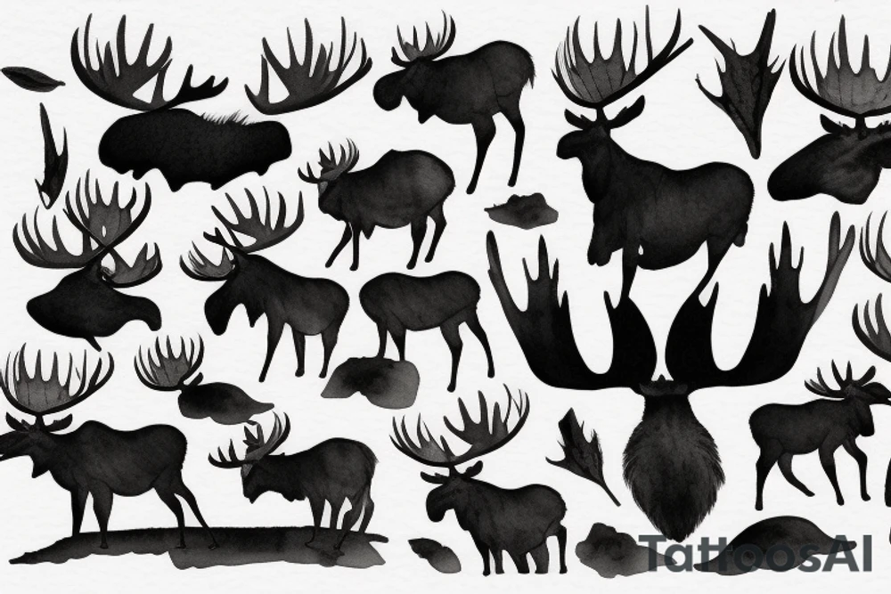 moose tattoo idea