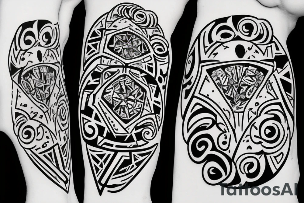 program code and rock-n-roll tattoo idea