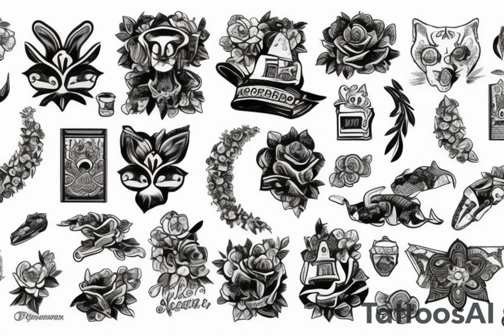 Программист пишет код в космосе tattoo idea