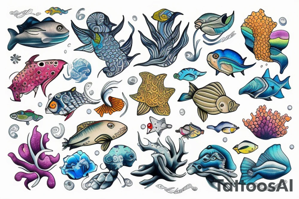 Dev under the water tattoo idea