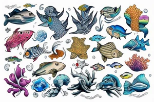 Dev under the water tattoo idea