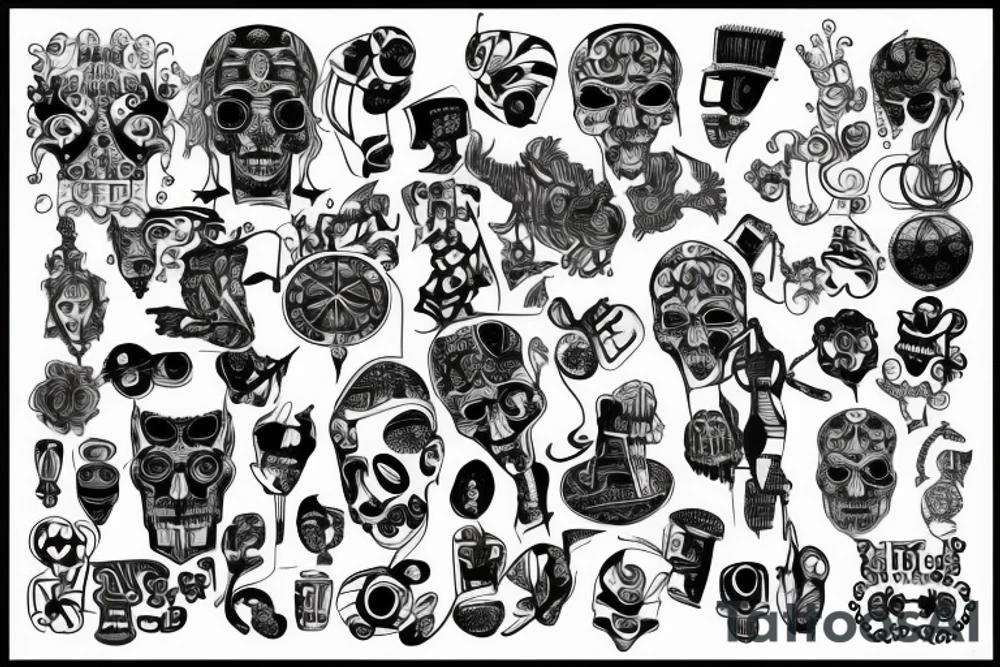 a person looks like a program code tattoo idea