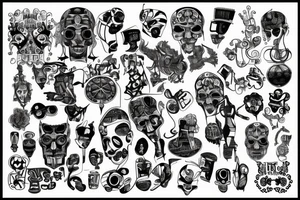 a person looks like a program code tattoo idea