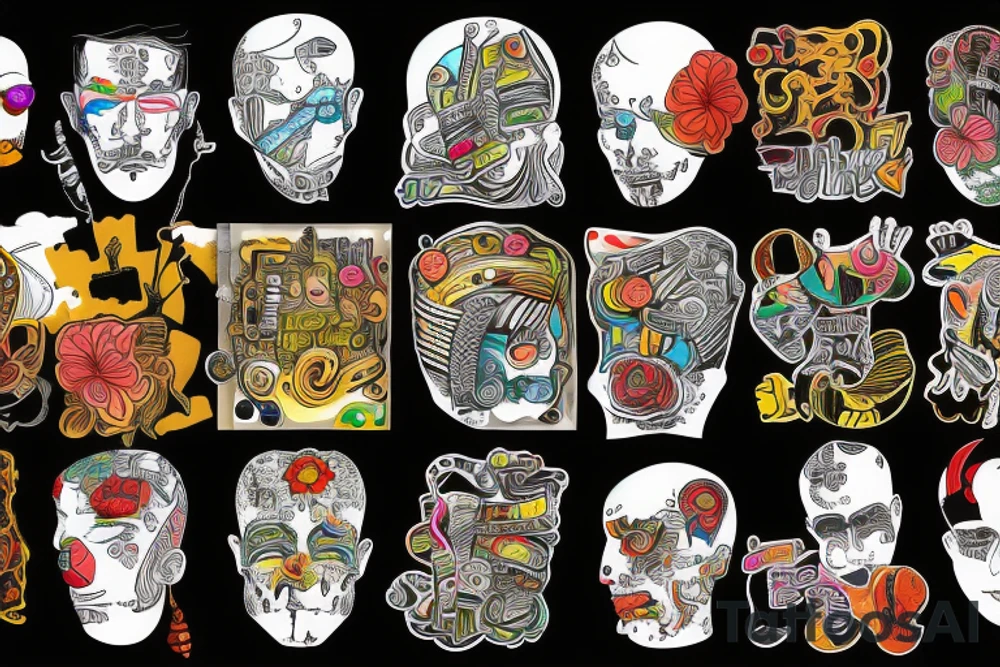 a person looks like a program code tattoo idea