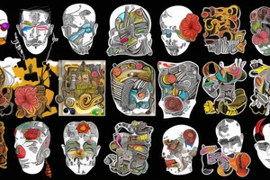 a person looks like a program code tattoo idea