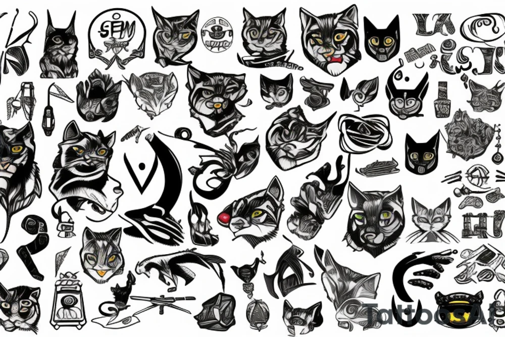 Lynx and JavaScript code tattoo idea
