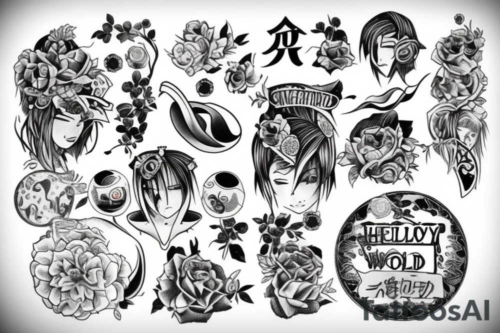 Hellow World tattoo idea