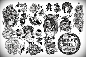 Hellow World tattoo idea