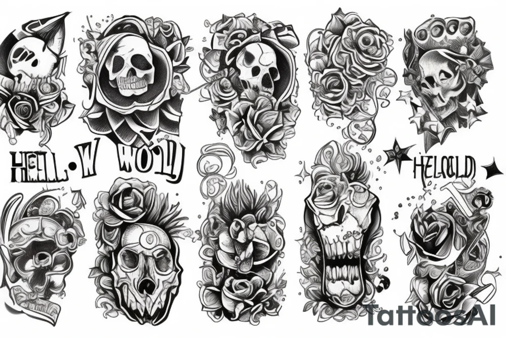 Hellow World tattoo idea