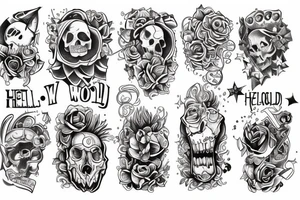 Hellow World tattoo idea