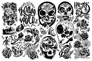 Hellow World tattoo idea