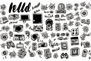 Console.log("Hello, World!") tattoo idea