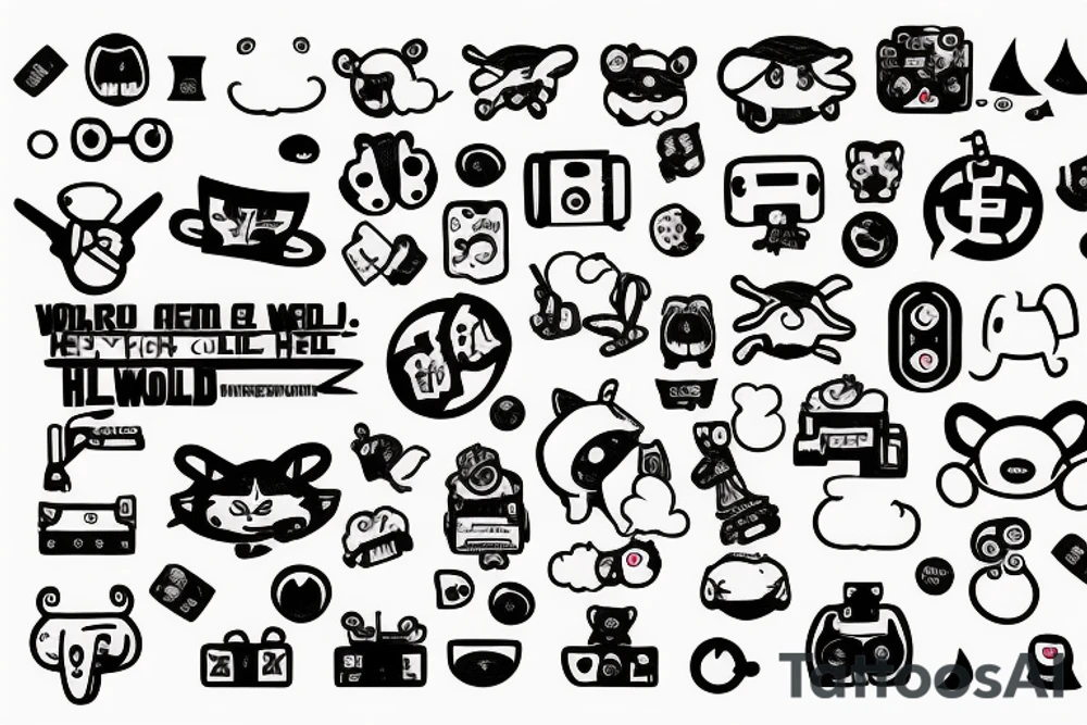 Console.log("Hello, World!") tattoo idea