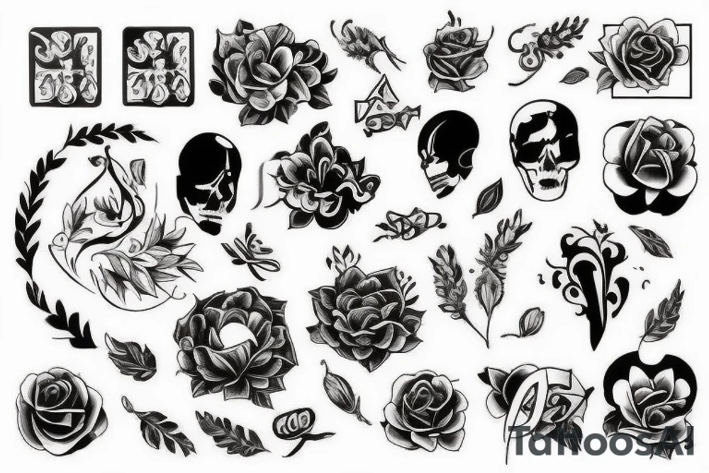 Панк с шипами на голове tattoo idea