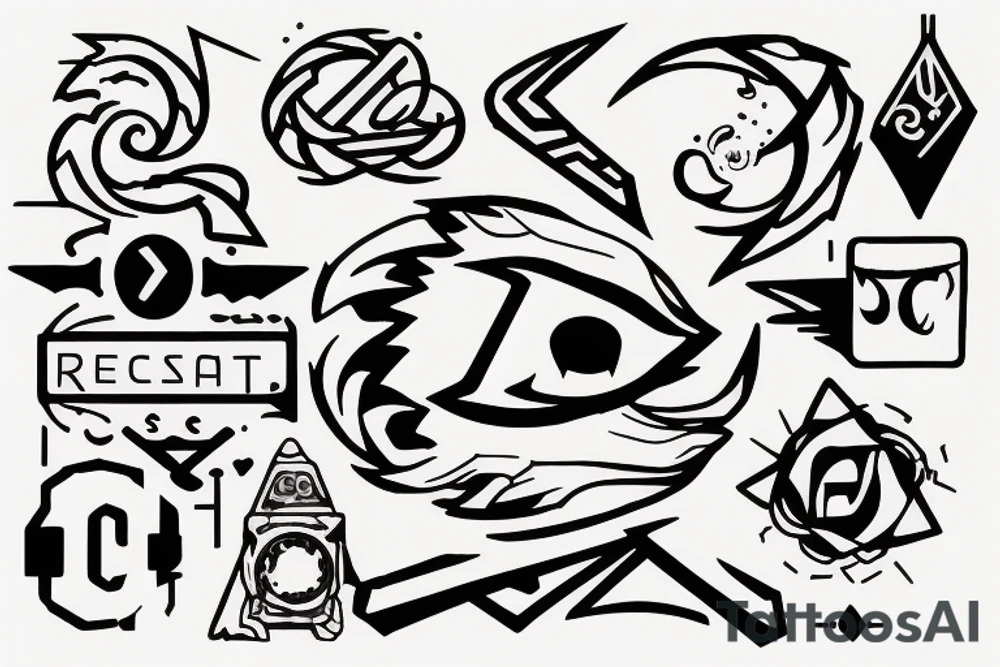 Print the next javascript code at the screep : const alpha = (start) => {return gamma} tattoo idea