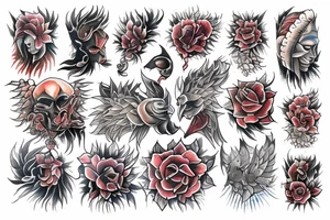 The computer code with fire and frost tattoo idea