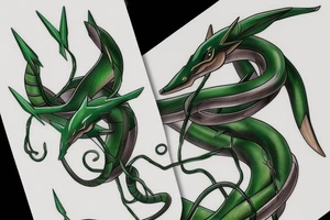 Rayquaza tattoo idea