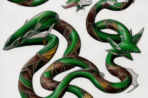 Rayquaza tattoo idea