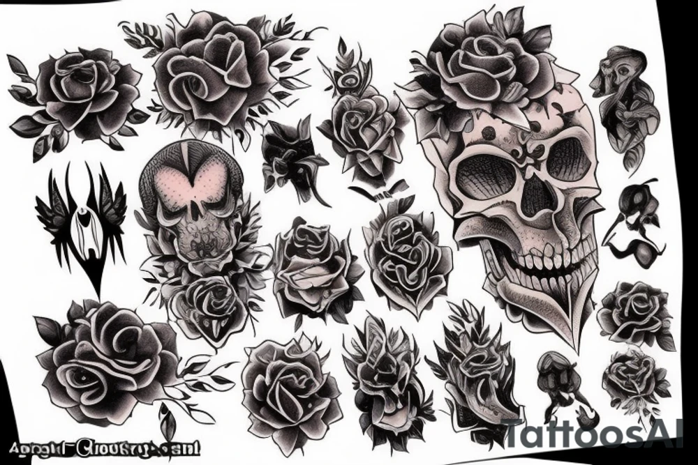 a tattoo of that has never been created tattoo idea