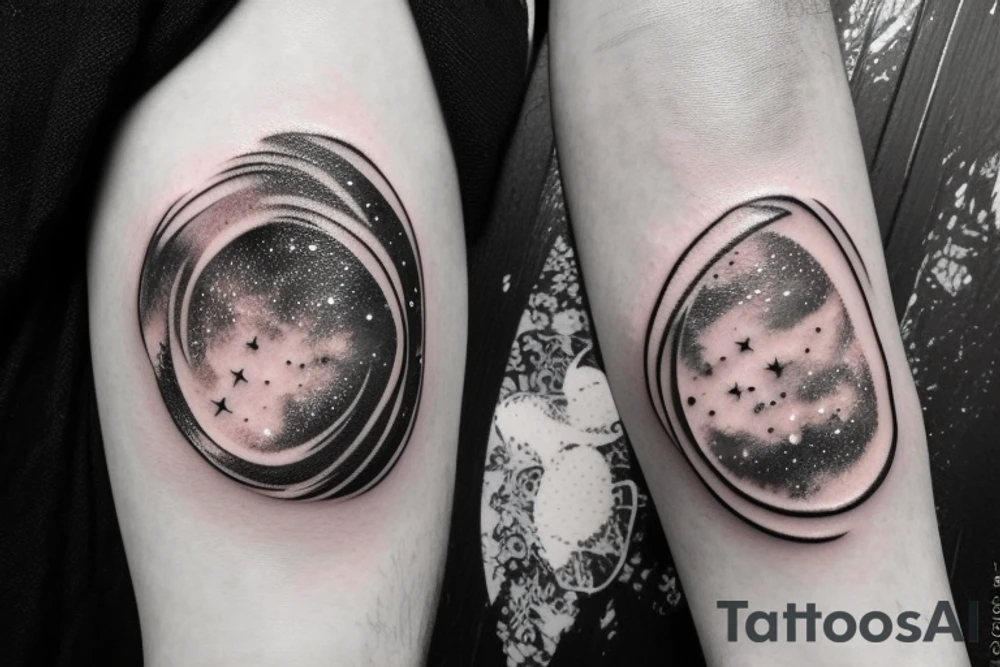 Galaxy tattoo idea